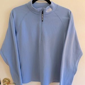 TheNorthFace 1/4 zip up Baby Blue 💙
